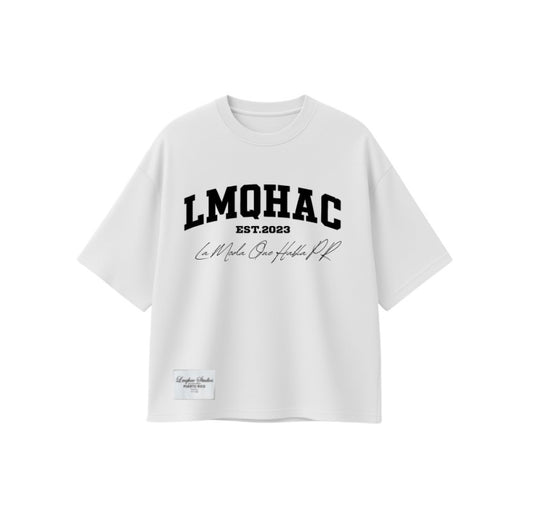 White Pearl Oversized T-Shirt (LMQHAC)