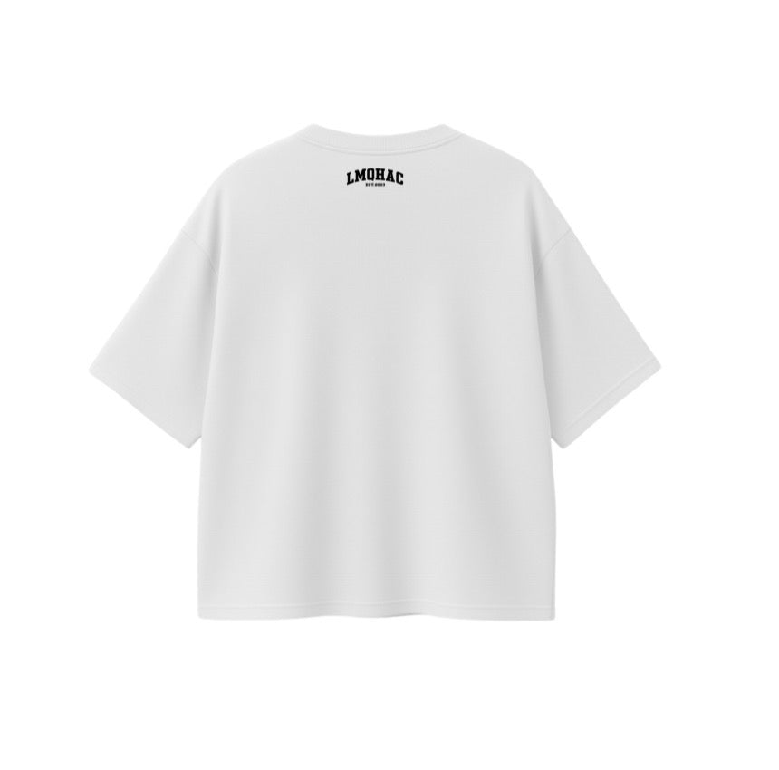White Pearl Oversized T-Shirt (LMQHAC)