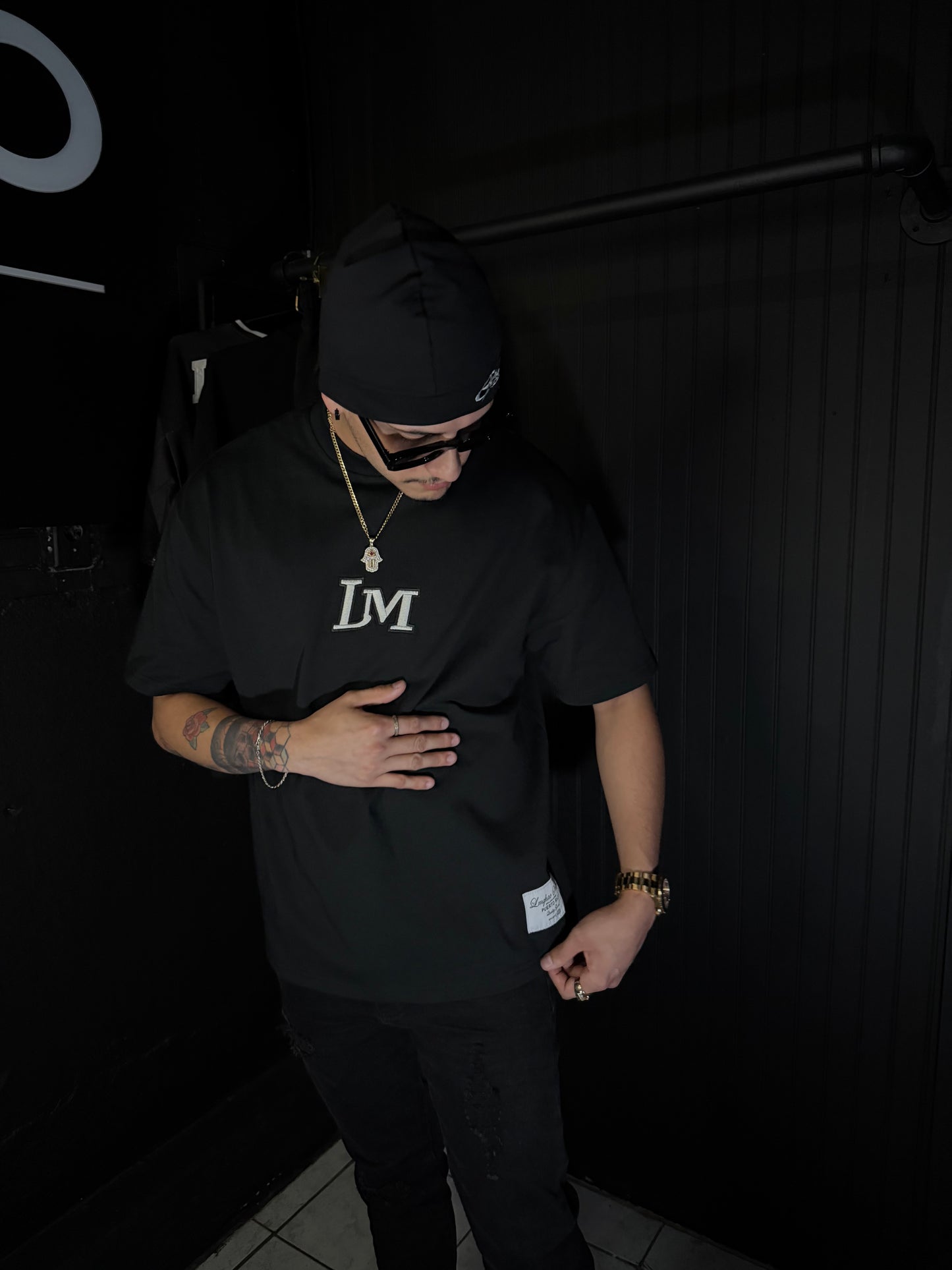 Silver “LM" - Logo Tee