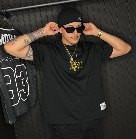 Gold ”LM" -Logo Tee